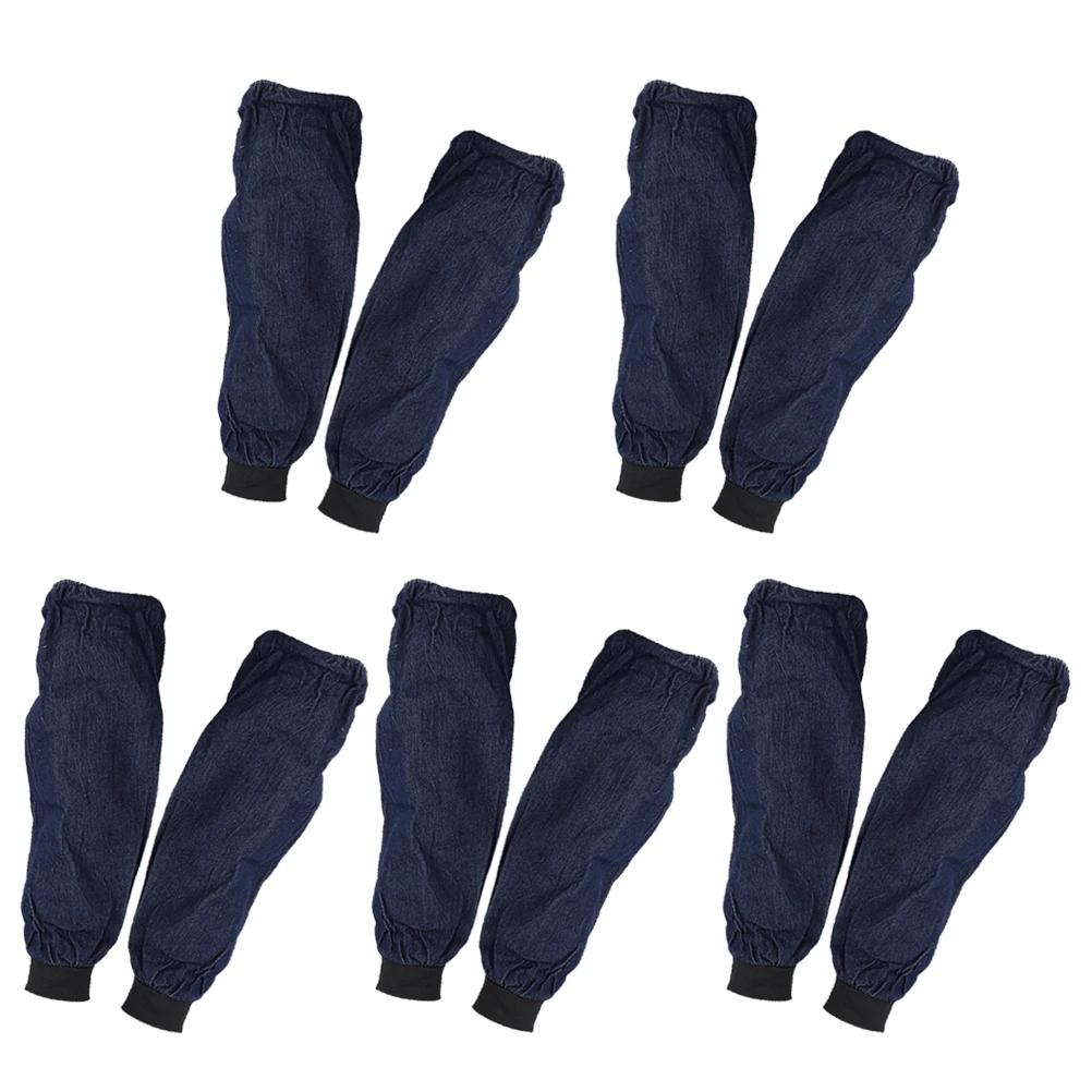 5 Pairs Sleeve Cover Waterproof Sleeves Oil Protective Oversleeve for Kitchen Resistant