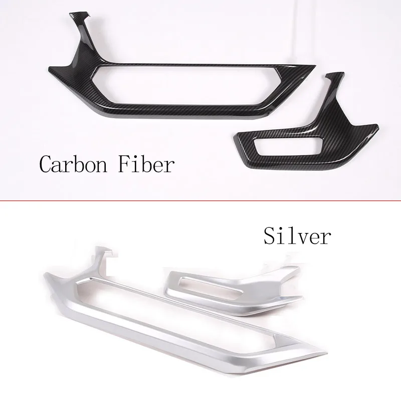For BMW 1 Series 2 Series F40 F44 2020-2024 ABS Carbon Fiber Car Central Control Air Outlet Decorative Frame Sticker Accessories