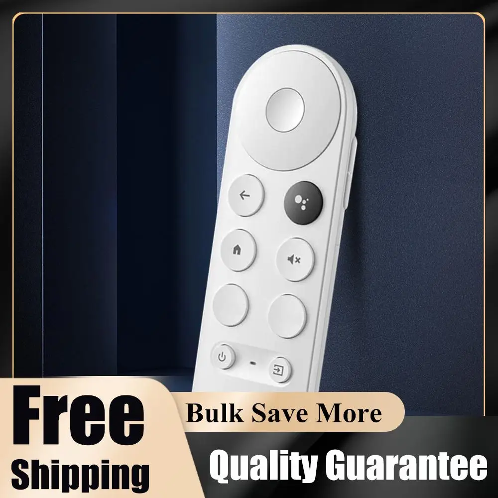 

G9N9N Remote Control Replacement Set-Top Box Remote Control Bluetooth-Compatible Voice for Google TV Chromecast 4K Snow