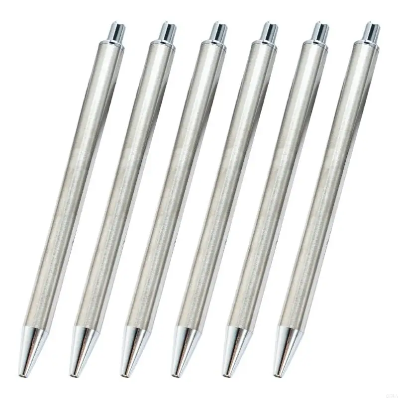 Q5WA 6 Chiếc Bút Bi Có Thể Thu Vào Dành Cho Học Sinh, 1.0MM Đầu Bút Bi Viết Smoohtly Bút Ký Văn Phòng Cho Văn Phòng Trường Học
