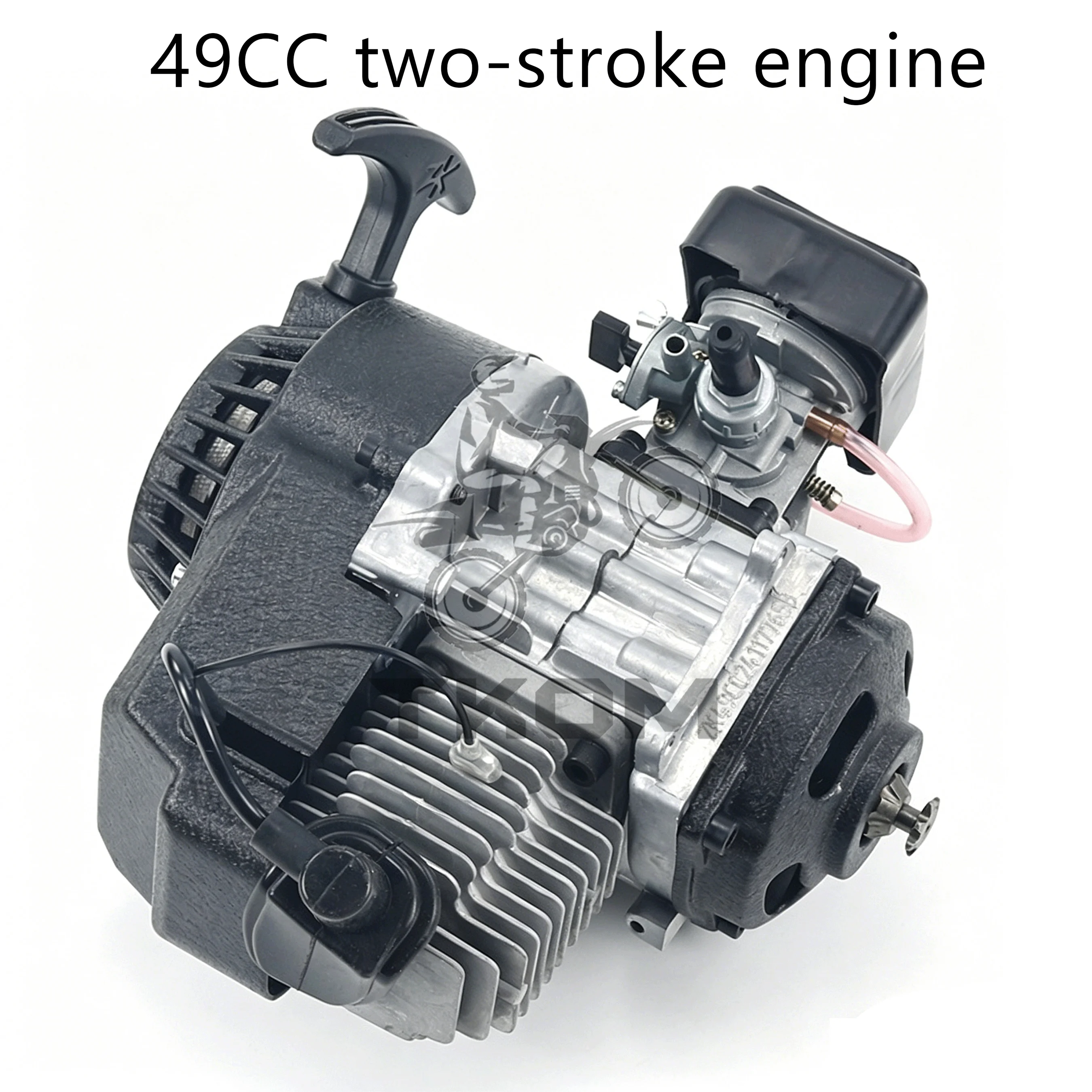 

Motorcycle Cylinder with Carburetor 49CC Pull Start Throttle Cable for Two-Stroke 49CC Engines Off-Road Light Motor ATV
