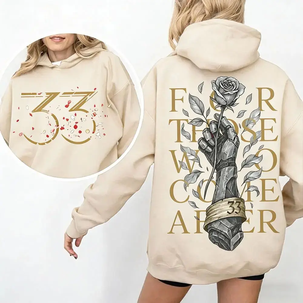 Game Tribute Apparel Hoodie Expedition 33 voor degenen die daarna komen Citaat Gamer Hoodie Gustave Clair Obscur Fan Sweatshirt Unisex