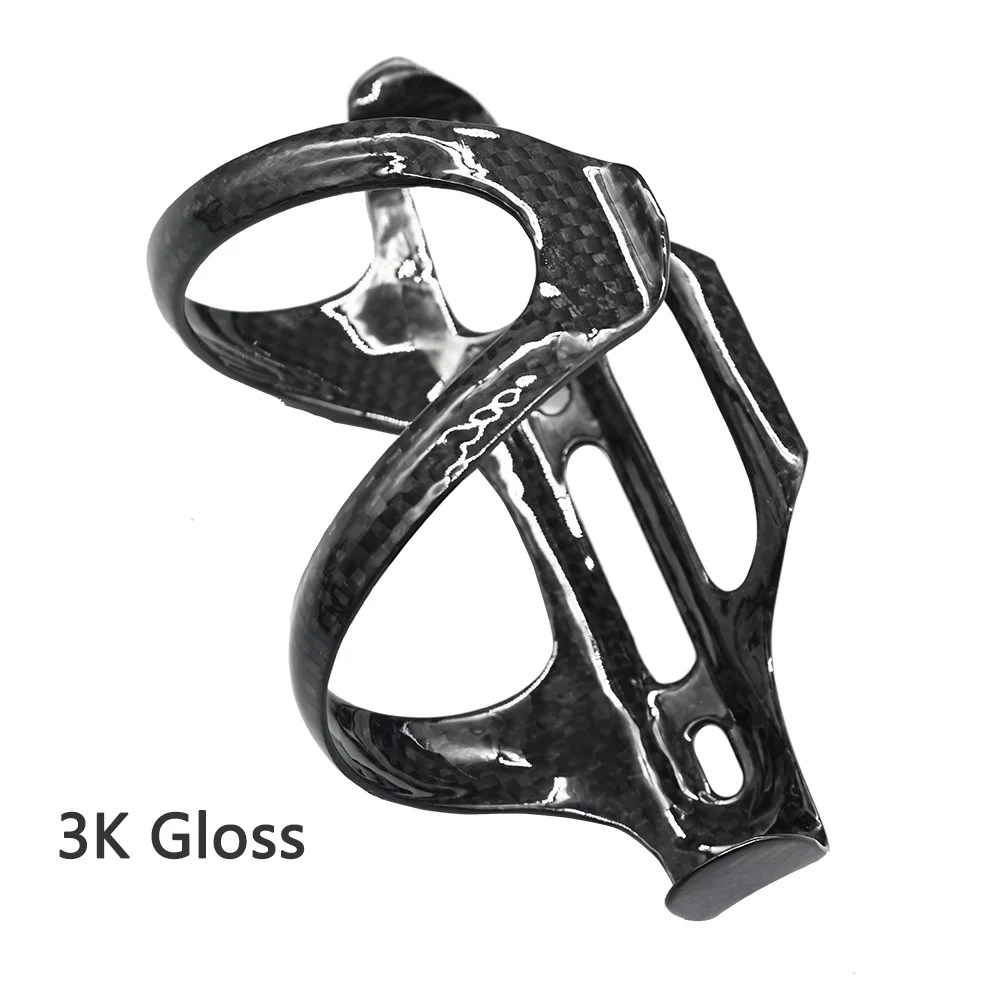 Ultra Light Full Carbon Fiber Bicycle Water Bottle Cage, Bike Drink Holder, Lightweight for MTB, Mountain, Road Bike, Cycling