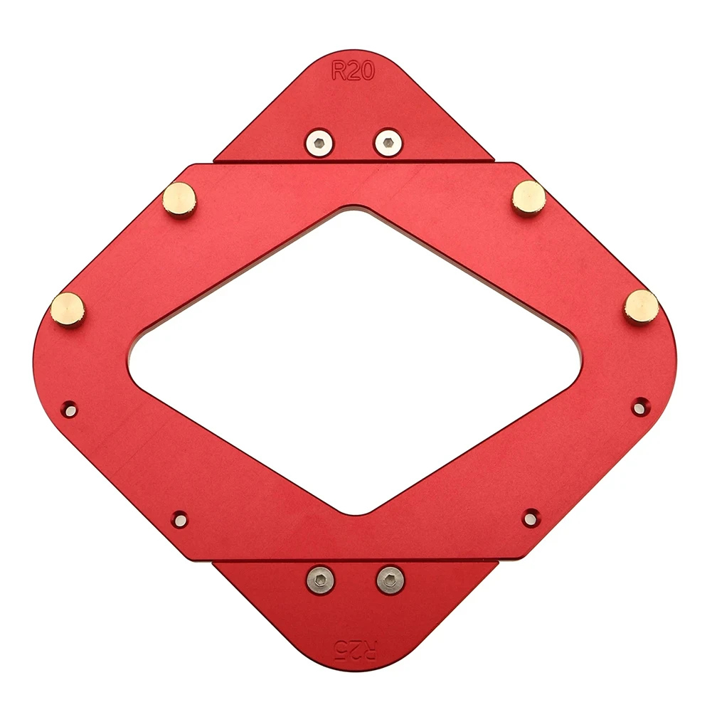 13pcs Woodworking Round Beveled Radius Profile Template Kit Trimming Machine DIY Beginners Multifunction Professional Hand Tools