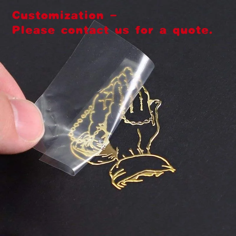 custom.Label Nickel Metallic Perfume 3D Transfer Thin Custom Metal Sticker