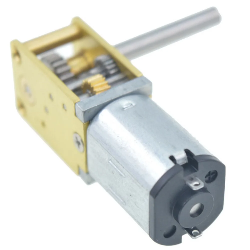 1218 N20 Gear Motor DC 3V 6V 12V Electric Micro Metal Motor 4-381 RPM Low Speed Reduction Gear Motor Mini Gear Reducer Motor