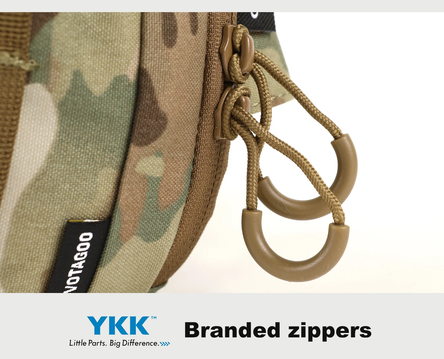 VOTAGOO Taktische Verdeckte Tragetasche Gürteltasche Handfeuerwaffen-Tasche CCW Hüfttasche aus Cordura 500D Nylon für Taktische Ausrüstung – Detail 10