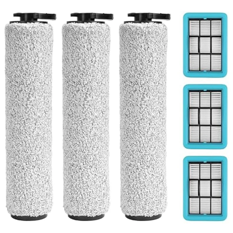 Replacement Brushes & Filters For Bissell Crosswave Hard Floor Expert Vacuum 3831 HF2 3845 Replacement Parts