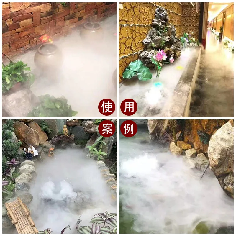 3/5 Head Ultrasonic Humidifier Fog Generator Mist Maker For Water Fountain Pond Atomizer Diffuser With Colorful Lamp Nebulizer