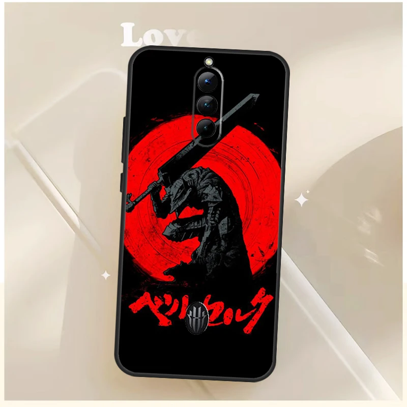 Red Sun Japanese Anime Case For ZTE Nubia Red Magic 10 Air 5G 6R