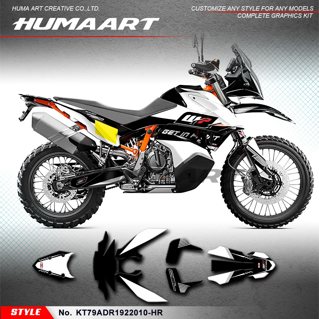 

Графические фоны Humaart для мотоцикла KTM 790 ADV R Adventure 2019 2020, Стиль № KT79ADR1922010-HR