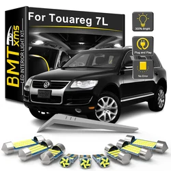 BMTxms 18Pcs For Volkswagen VW Touareg 7L 2003 2004 2005 2006 2007 2008 2009 2010 Car LED Interior Lights Kit Car Accessories