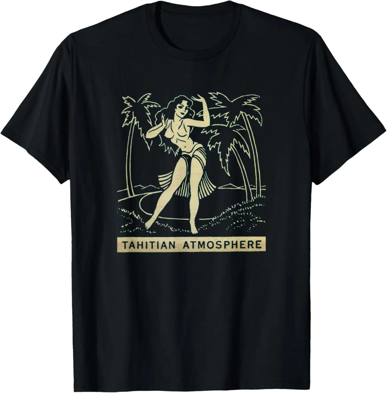 

Hula Dance Girl Tiki Tahitian Hawaiian Luau Party T-Shirt