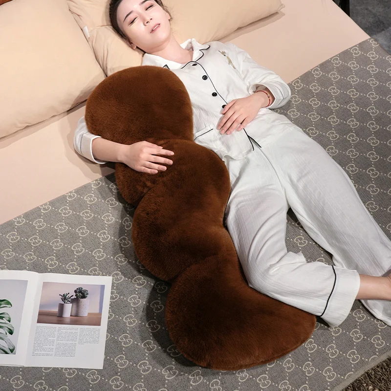 

100 см волнистые декоративные подушки, мягкие и удобные для сна с подушкой, украшение для дома, праздничный подарок, отправить друзьям и семью