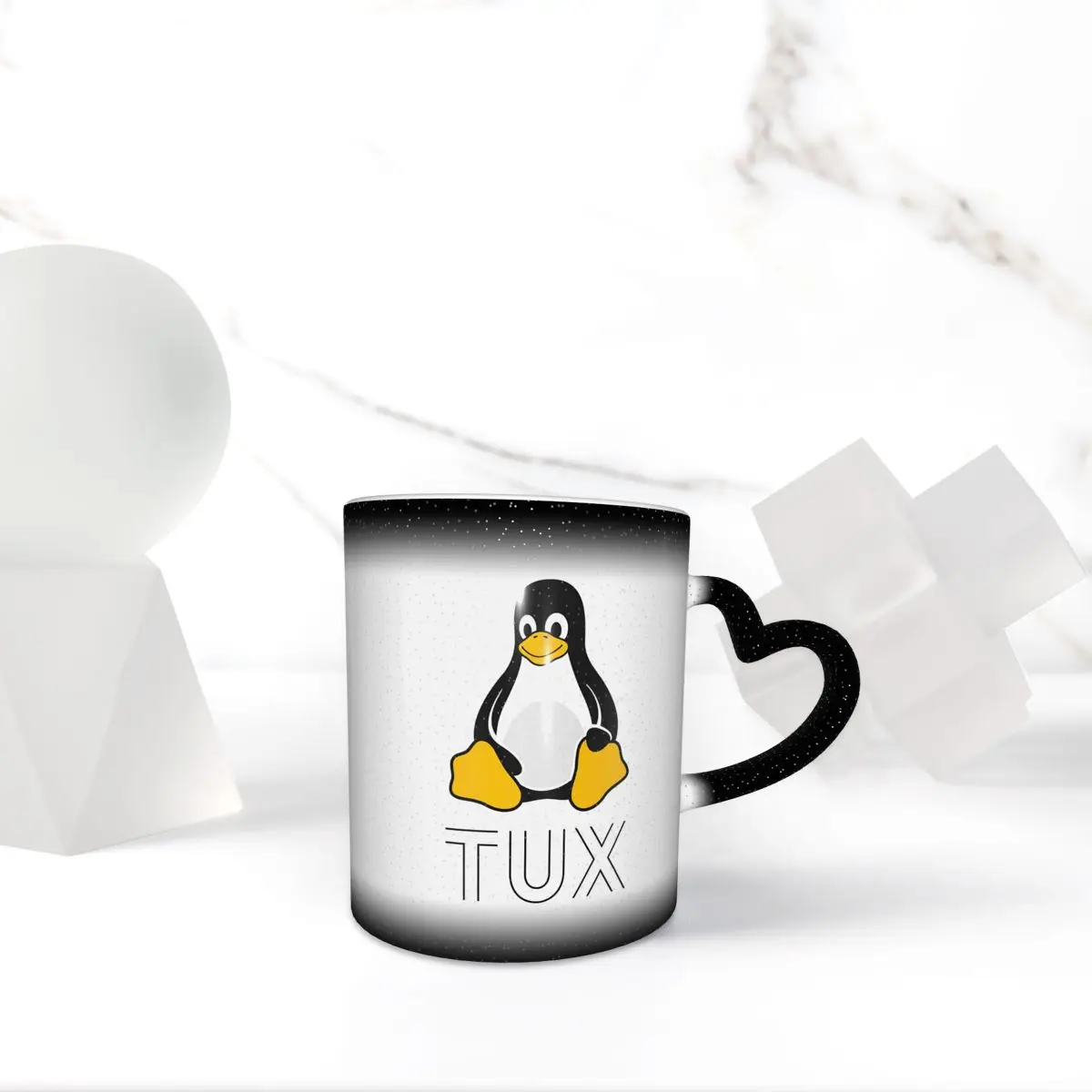 Tux Linux Mug Funny Ceramic Coffee Cups Tea Mugs Milk Cup Drinkware Gift for Woman Man