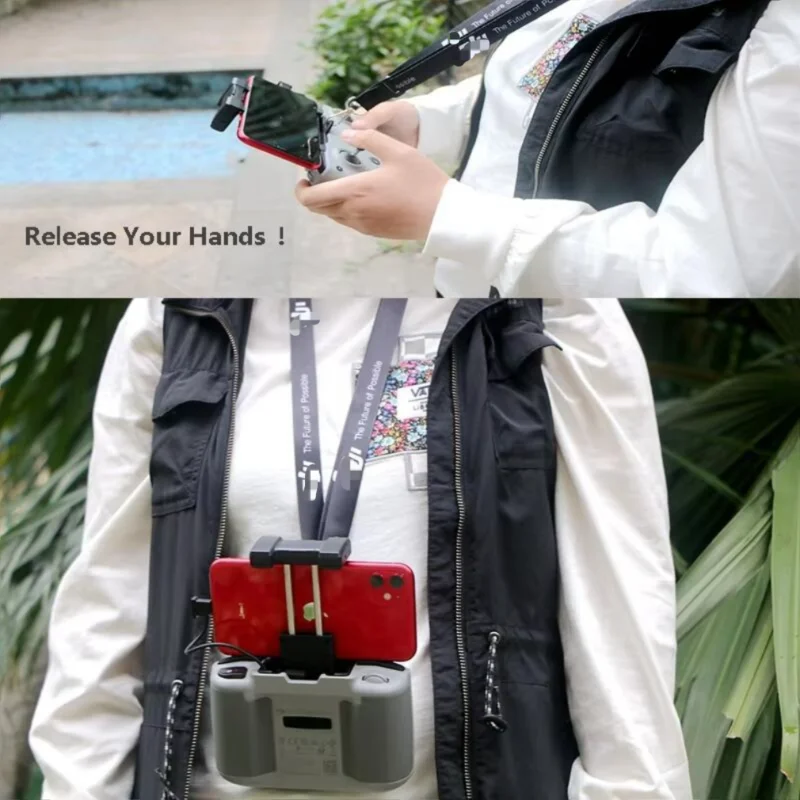 Шейный ремешок для пульта дистанционного управления с фиксированным крючком для DJI MINI 2 3 4/Air 2S/Mavic Air 2/DJI Mavic 3, аксессуары для дронов