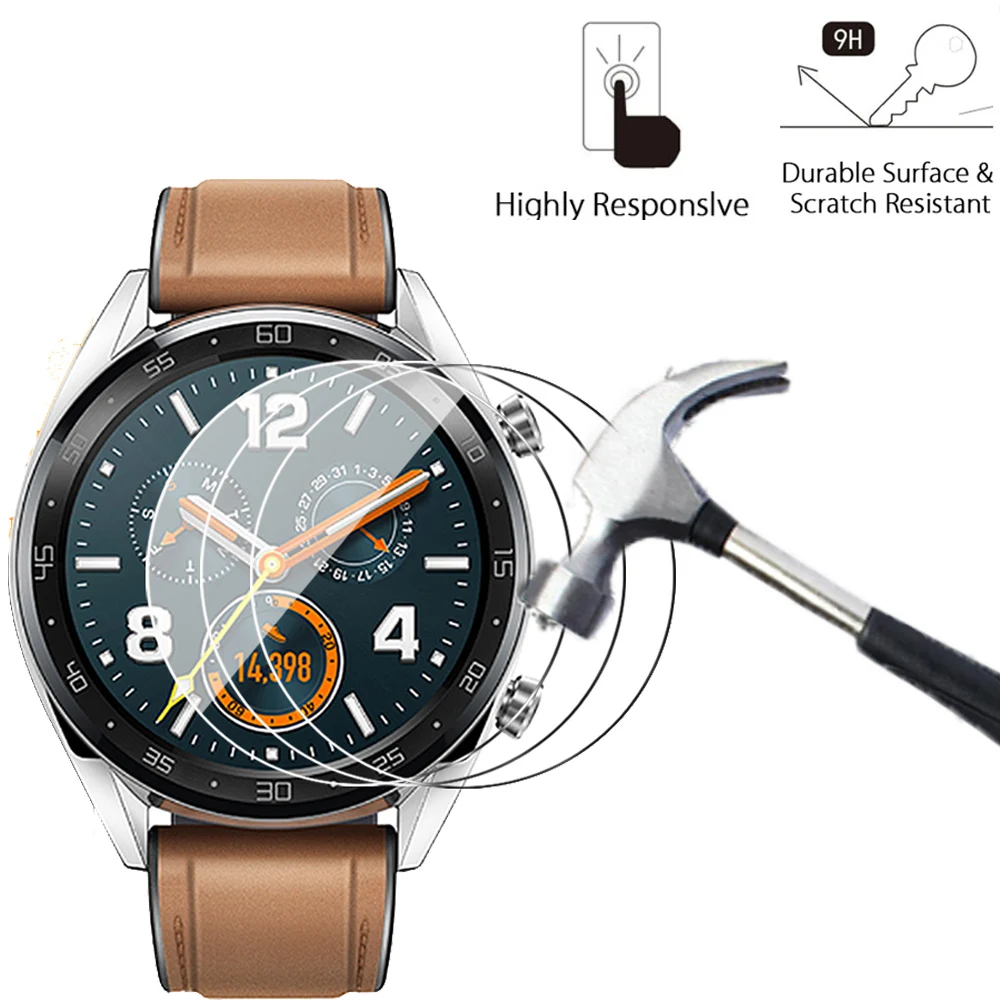 HD Protector Glass For Huawei GS Pro Watch 2 Sport magic 2 46mm Gt 2E 2 3 pro 46mm Active Elegant Honor S1 5pcs Protective Film