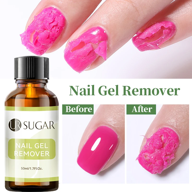 

UR SUGAR 50 мл Средство для снятия геля для ногтей Magic Quick Gel Polish Clean Soak Off UV Полуперманентный лак Инструмент для удаления ногтей Маникюр