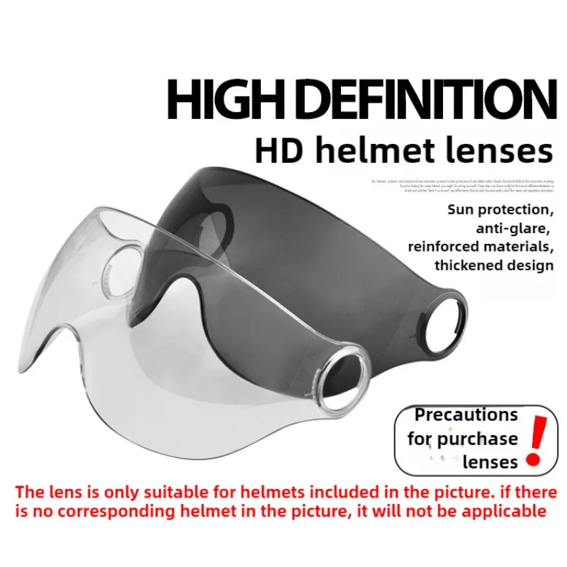 Motorcycle Helmet Visor for Andes Universal Lens Windshield Accessories