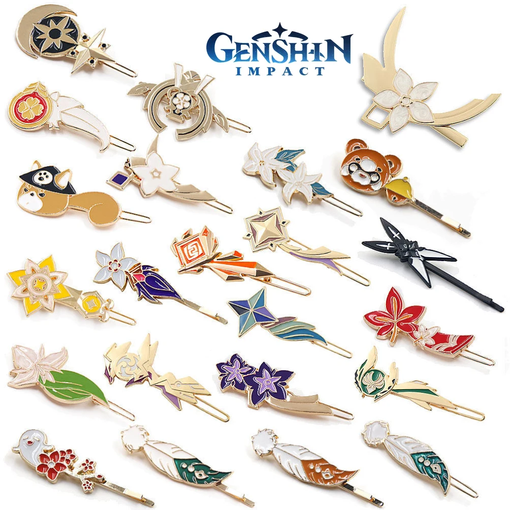 

Game Genshin Impact Raiden Shogun Cosplay Headwear Hair Clip Yae Miko Hairpin Game Related Products For Hallowmas Party Gift