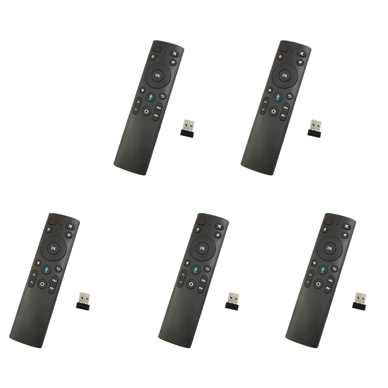 AAAEL-5X Q5+ Air Mouse Bluetooth Voice Remote Control For Smart TV Android Box IPTV Wireless 2.4G Voice Remote Control