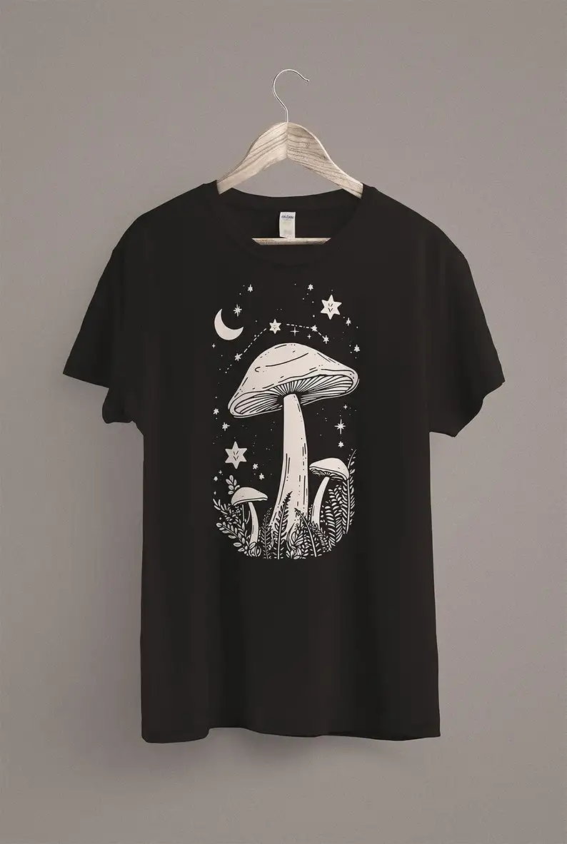 

Cottagecore Mushroom TShirt Fairycore Fairy Grunge Clothing Goblincore Aesthetic Witchy Botanical Shirt