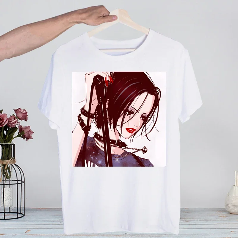 

Anime Oosaki Nana Print Men's Brand T-shirts Funny Hip Hop Summer Women Men Tshirts Streetwear Ulzzang Harajuku T-Shirt Shirt