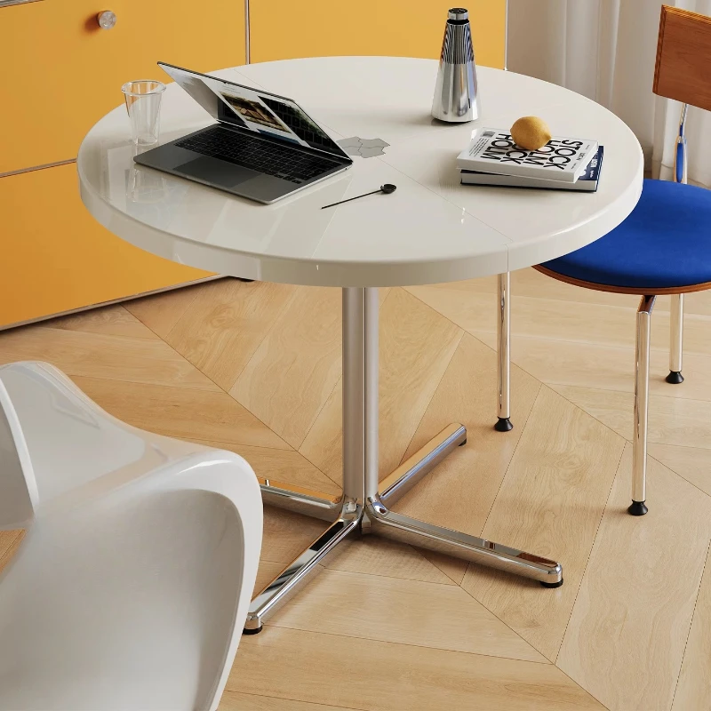 

Originality Design Dining Table Simple Folding Waterproof Family Dining Table Round Multifunction Mesas De Comedor Furnitures