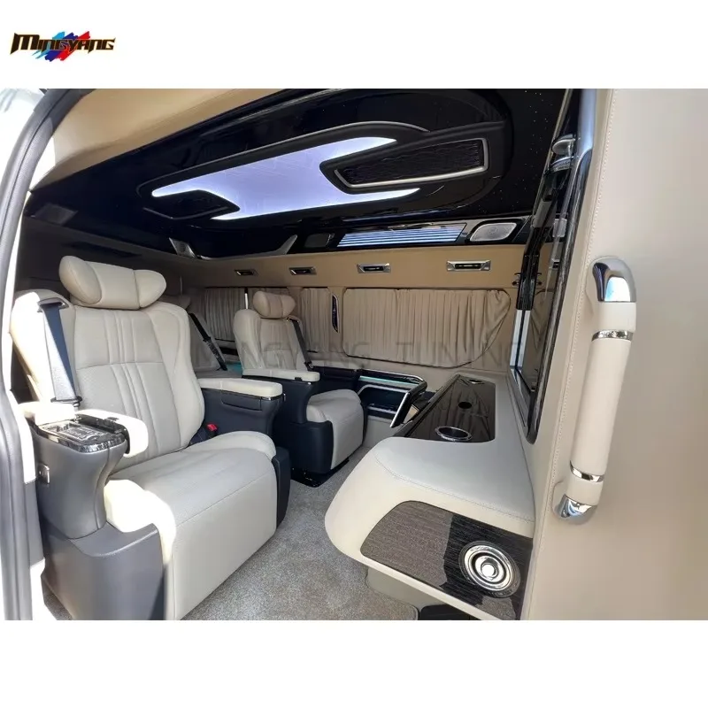 【2026】New Arrival Luxury Crystal Melody Design Car Roof Ceiling Light For Toyota Majesty Grandia Premio Hiace 300 MPV Ceiling In