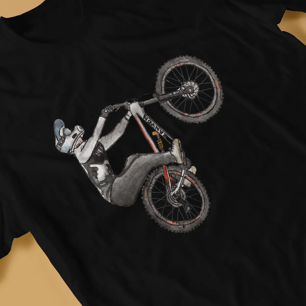 Neuheit Fabio Wibmer Backflip T-Shirt für Männer Rundhals-T-Shirts MTB Mountainbike Kurzarm T-Shirts Original kleidung