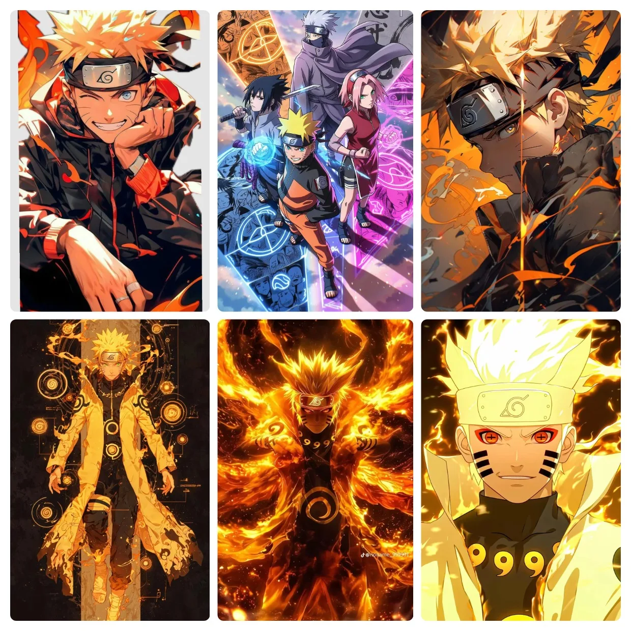 Character Jigsaw Puzzle 500/1000/1200/2000PCS Naruto Uzumaki Naruto Fire Style Ninja Vibrant DIY Room Decor Gift for Anime Fans