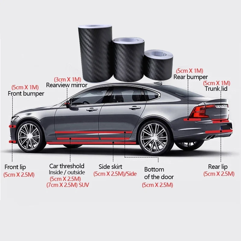 Car Nanos Tape Protective Film Double Sided Tape Waterproof Sealing Paste Strip Stickers Nanoscale Carbon Fiber DIY Masking Home image 6