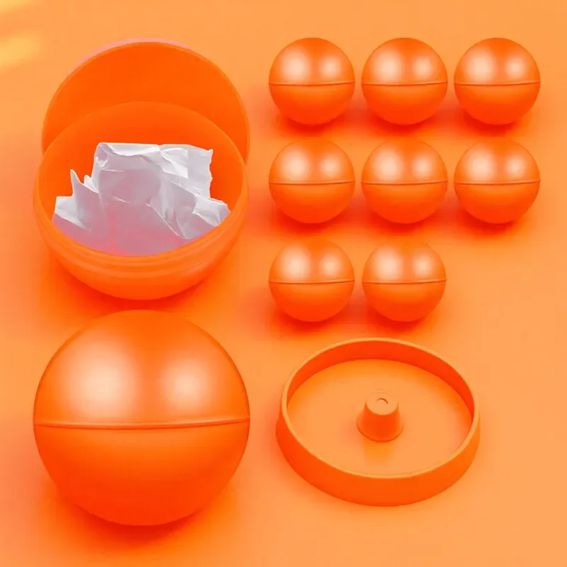 

25Pcs Plastic Lottery Balls Hollow Reusable Smooth Surface No Burr Bright Color Picking Balls for Raffle Party Game Nights