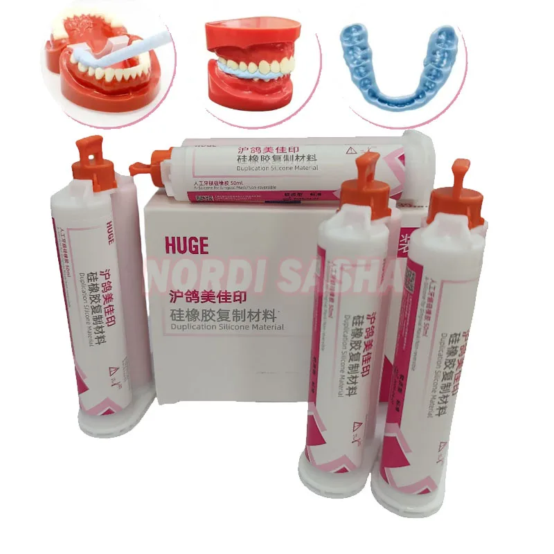

HUGE Artificial Gum Gel A-Silicone Elastic For Gingival Mask Dental Lab Duplication Silicone Impression Materials