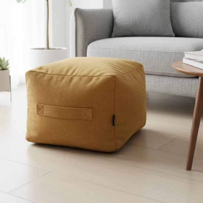 

Fashion Corduroy Bean Bag Footstool, Footstool Cushion Furniture, Living Room Bedroom Lounge Relaxation Area