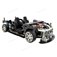 FIJON   1/10 Front Engine Design RC Drift Car Model：FJ9 Customized belt drive with shaft combination,adjustable transmission