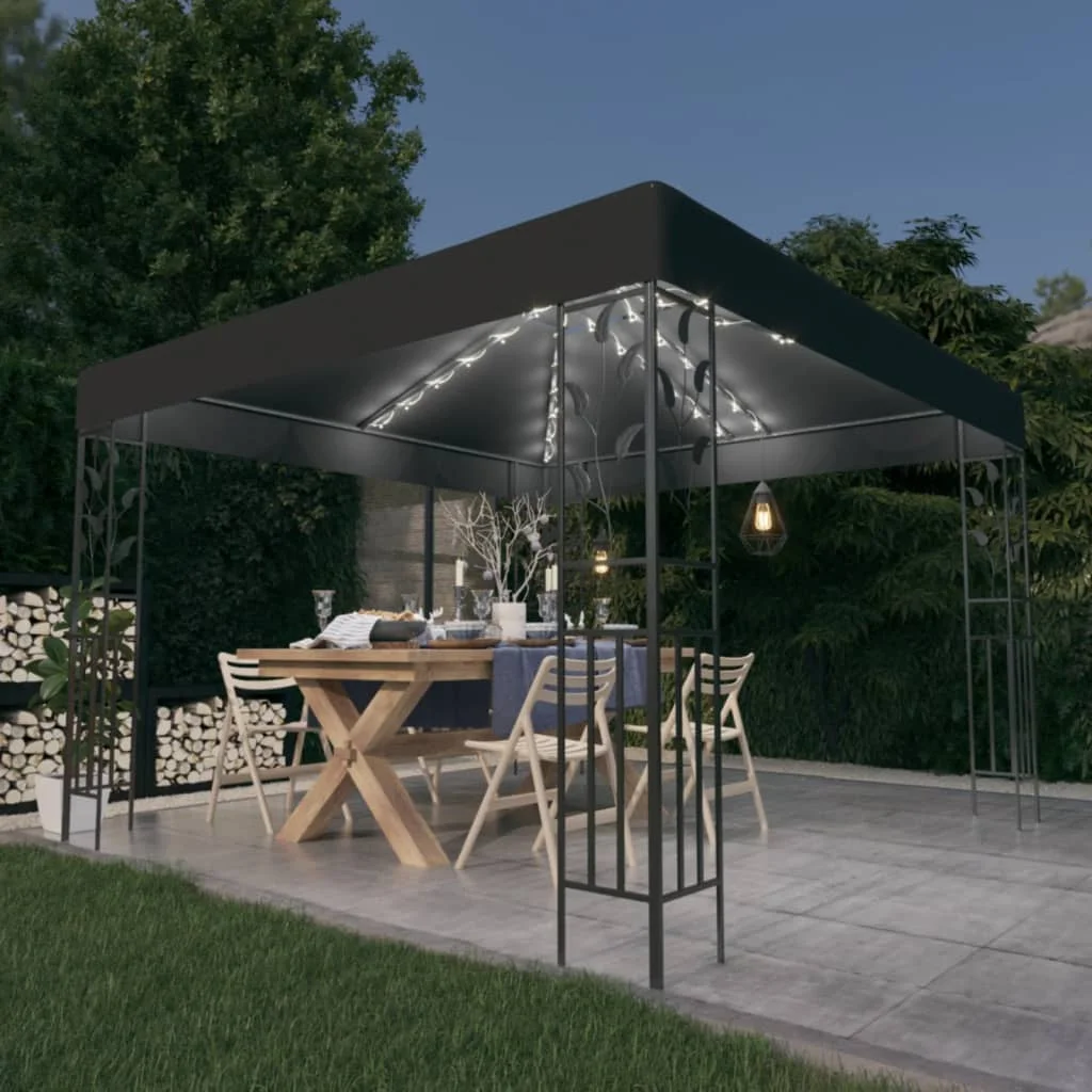 3X3 M Antrociteparasol Luce Esterna Ghirlanda Braccio Arl Tenda Da Esterno Per Esterni Mobili Da Esterno Forniture Per La Casa Decorazione