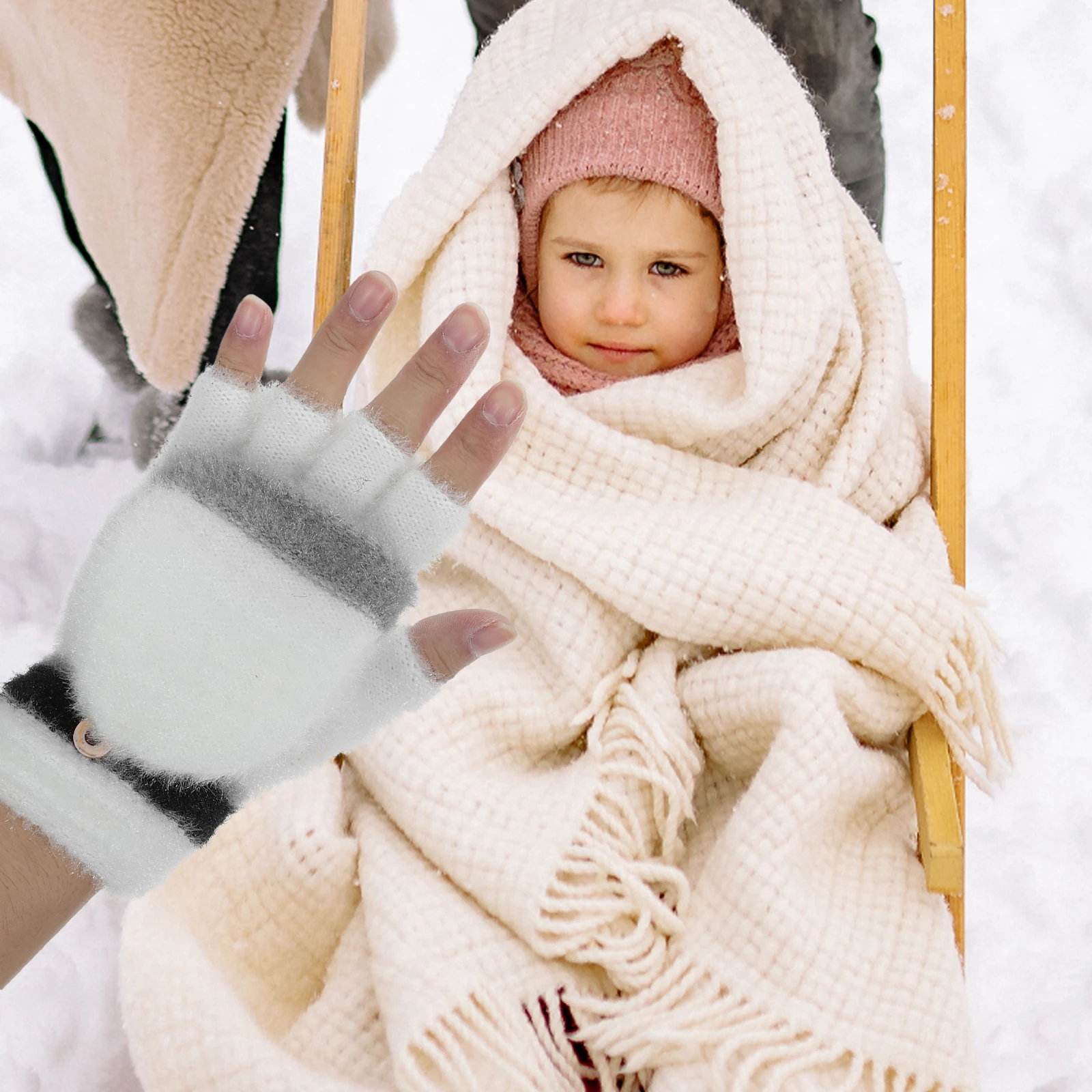 

Winter Heating Outdoor Winter H Warmer USB Rechargeable White Heating Gloves Men Skiing Warm Flexible Gloves