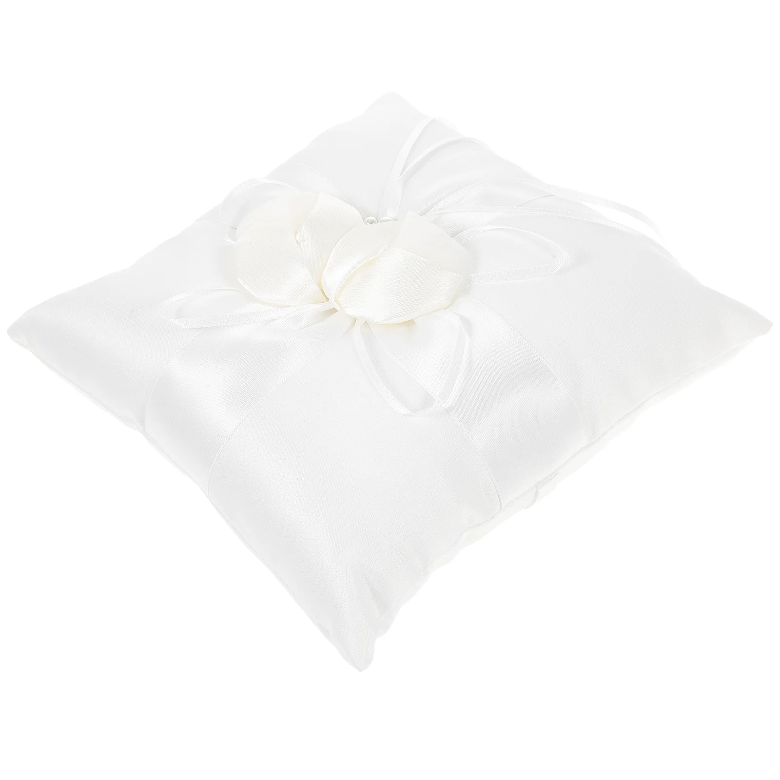 

POPETPOP Bearer Pillow Rustic Garland Double Heart Wedding Ceremony Decor