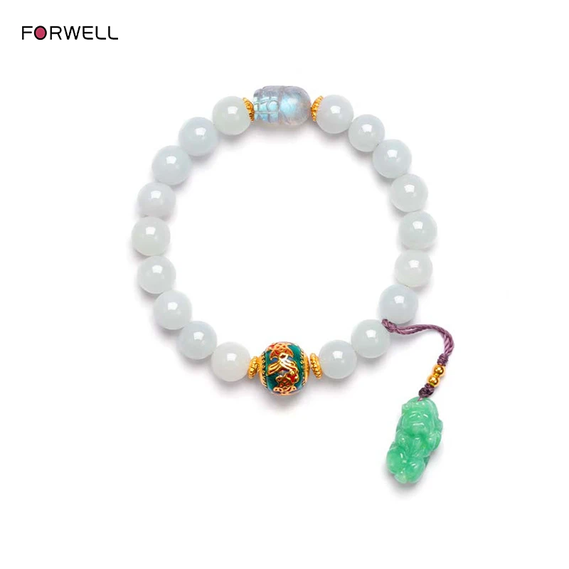 

FORWELL Women's Handmade Beaded Bracelet Good Luck Jewelry Elegant Trendy Minimalist Vintage Design Gift for Bracelets Ladies