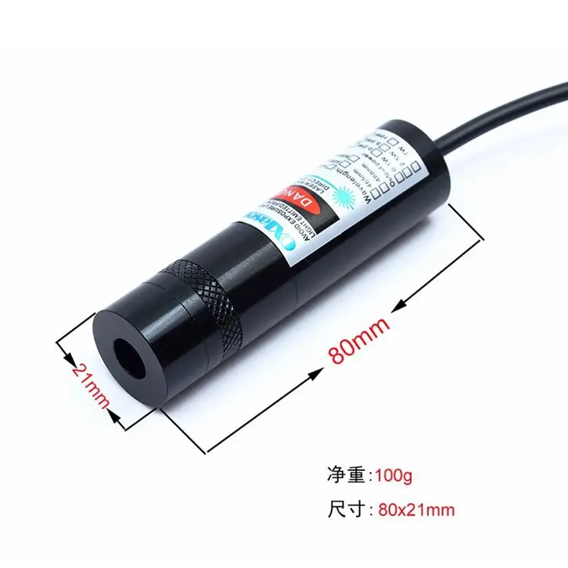 520nm 50mw grüne Punkt-/Linien-/Kreuzlaserdiodenmodul-Ortungs lichter