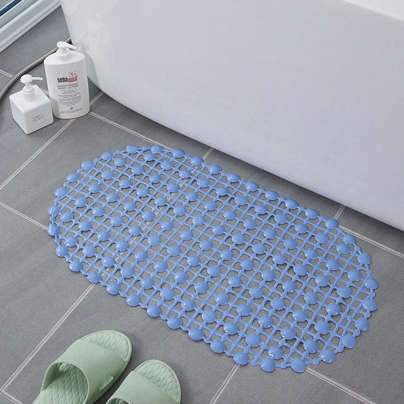 الحمام المضادة للانزلاق حصيرة منع الانزلاق بولي كلوريد الفينيل وسادة غرفة الاستحمام استنزاف وسادة إبقاء المنزل نظيفة دش مكافحة سقوط حصيرة الحمام الكلمة حصيرة #3