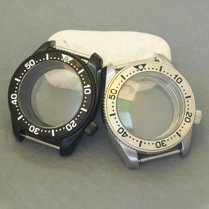 

42mm NH35 Cases SPB185 SPB187 Watch Case Sapphire Crystal Glass Fits NH35 NH36 4R 7S26 Movement 28.5MM Dial Custom Men's Watch