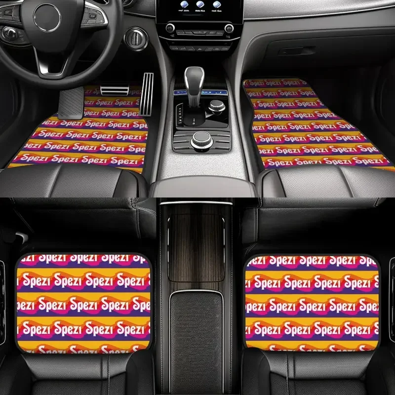 Crystal Velvet Car Floor Mats 4 Pcs Non-Slip Carpets Rugs Paulaners Spezis Germany Universal Car Front Rear Carpets Foot Mats 6