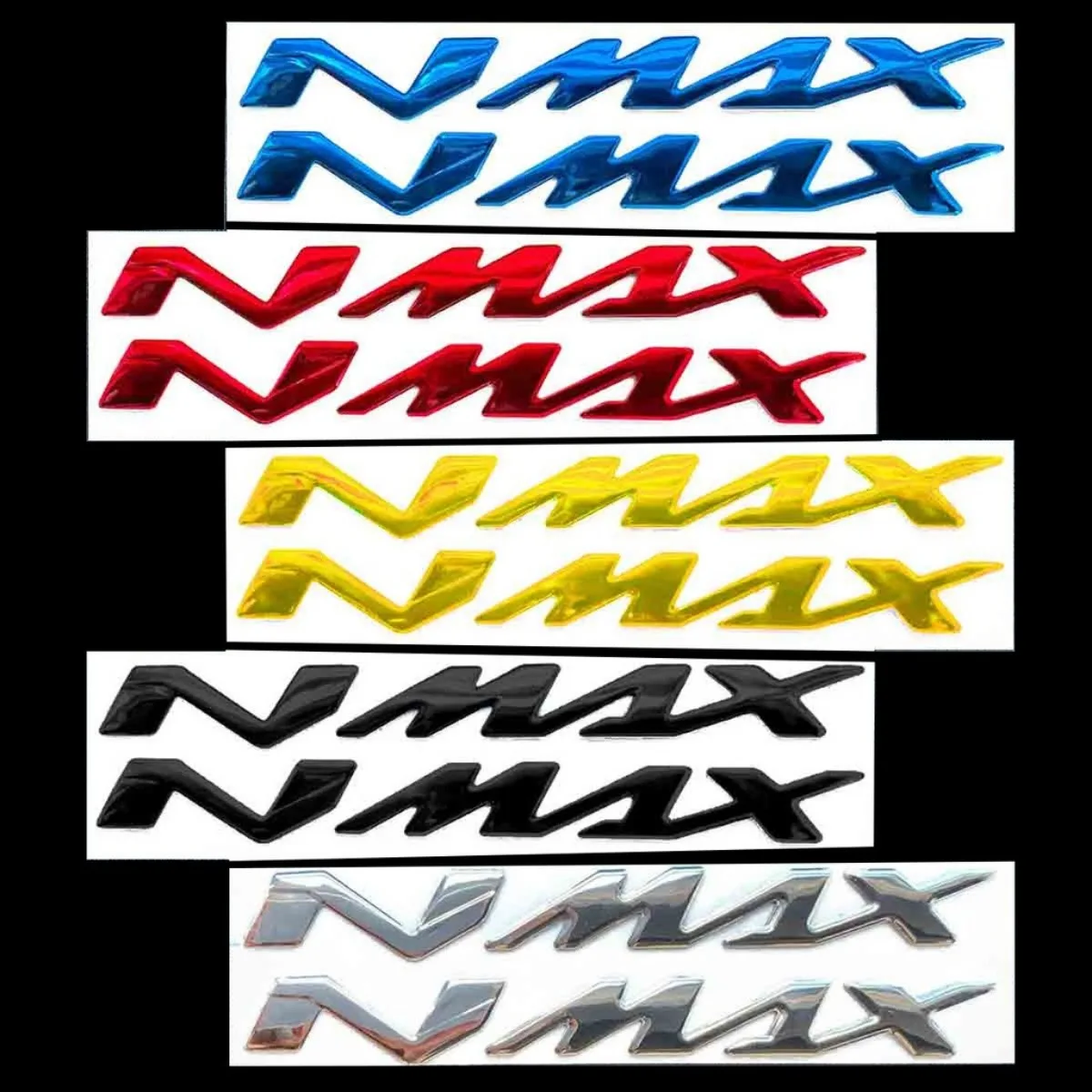 Nmax 155 160 Logo Emblem 3D Gel Stickers Motor Bike Scooter Body Motorcycle Decals Accessories for Yamaha NMAX155 V2
