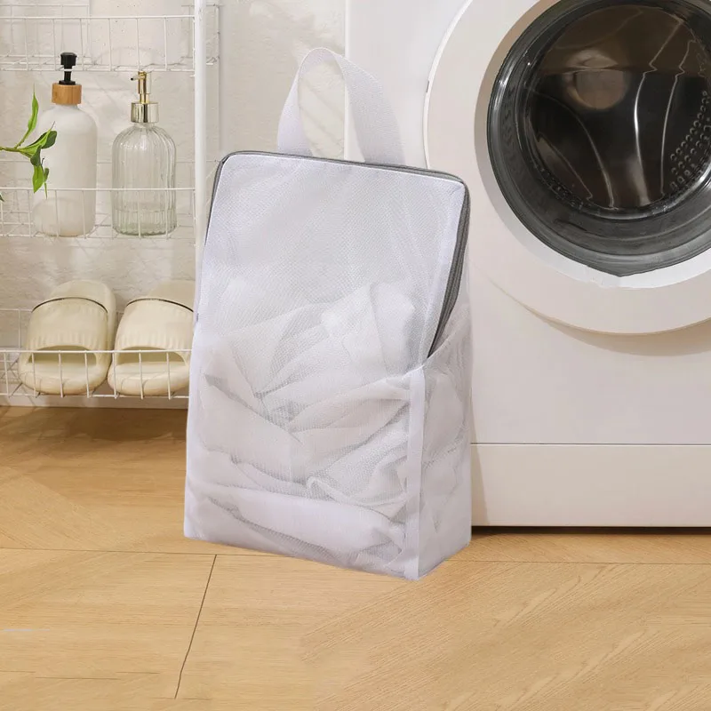 Portable Laundry Hand Bags Reusable Washing Machine Clothing Care Wash Bag Mesh Net Bra Socks Lingerie Underwear Laundry Storage