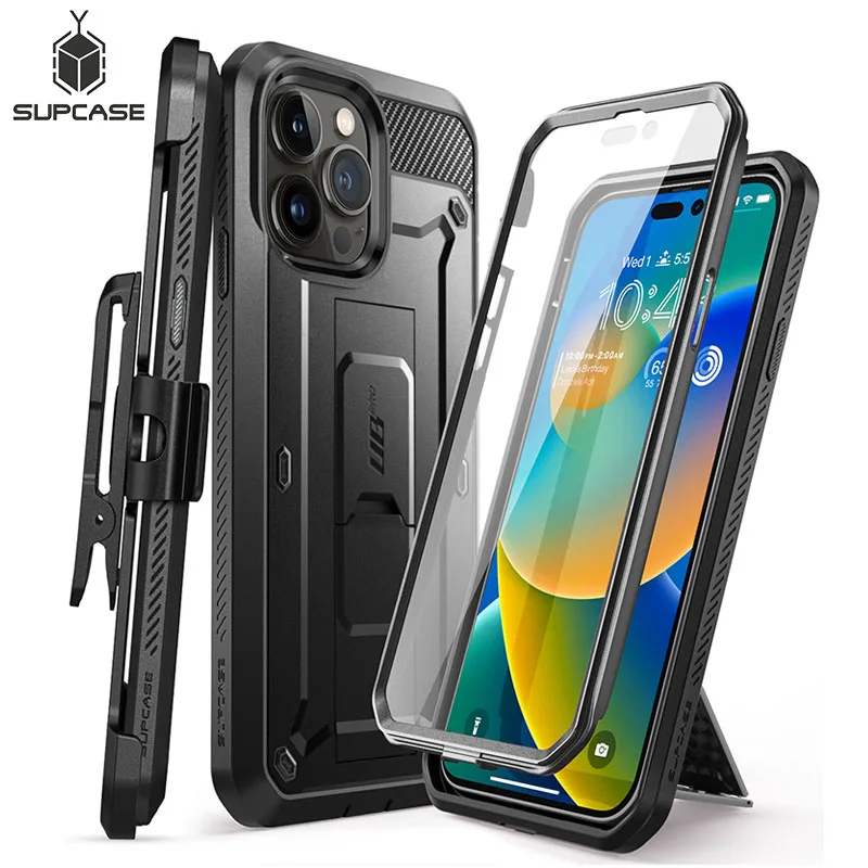 

SUPCASE For iPhone 14 Pro Case 6.1" (2022) UB Pro Full-Body Rugged Holster Cover with Built-in Screen Protector & Kickstand