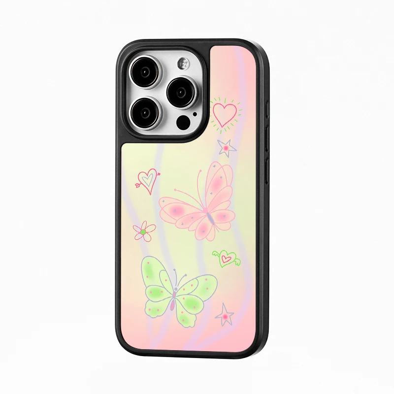 

Original Butterfly lines For Magsafe Magnetic Cover For iPhone 15 14 13 Pro Max Shockproof Charging Case on iphone 15 Pro Cases