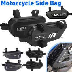 Motorcycle Side Bags Universal EVA Hard Shell Waterproof Electric Bike Hanging Bag Cycling Mountain Bike Triangle Pouch Bag