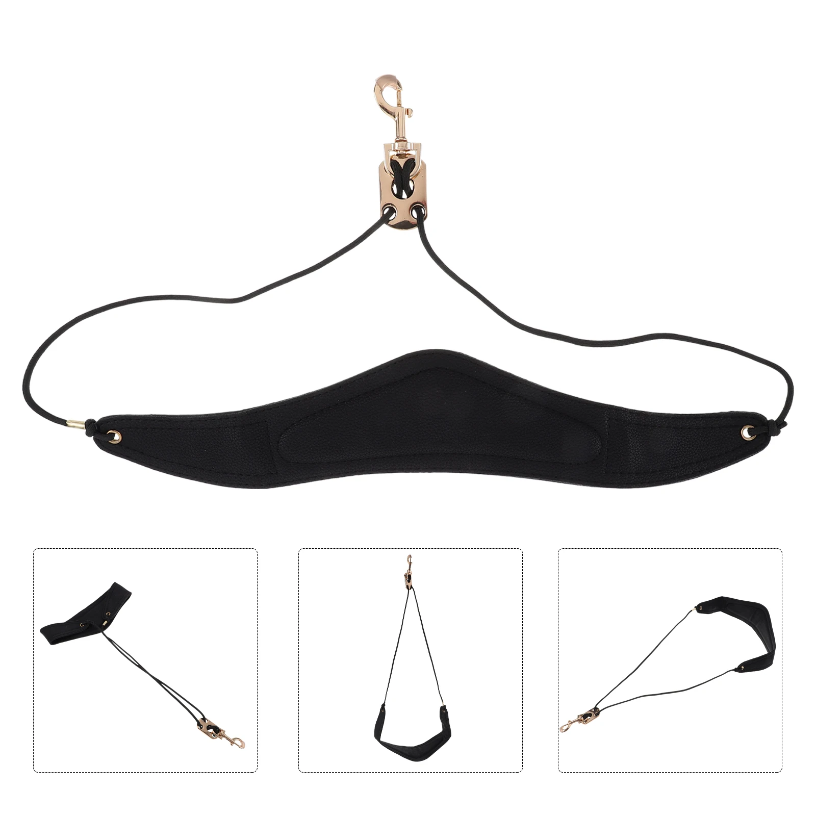 

Alto Saxophone Neck Strap Adjustable Black Replacement Shoulder Student